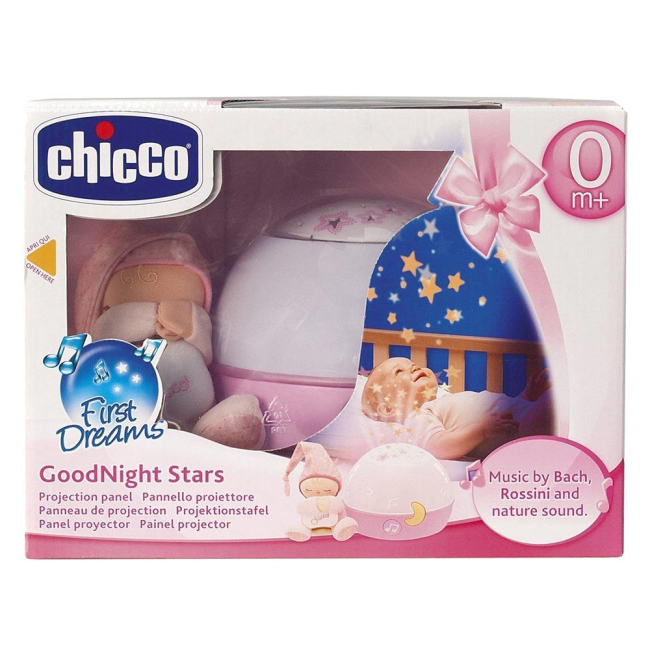 Нічники, проектори - Іграшка-проектор Chicco Зірки рожева із звуковим ефектом (02427.10)#2