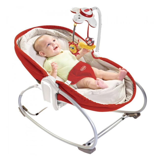 Кресла-качалки - Кресло-качалка Мамина любовь Tiny Love красная (1801006830)#3