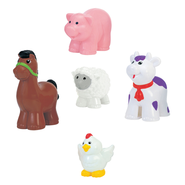 Фігурки тварин - Ігровий набір Kiddieland Трактор фермера російською з ефектами (49726)#4