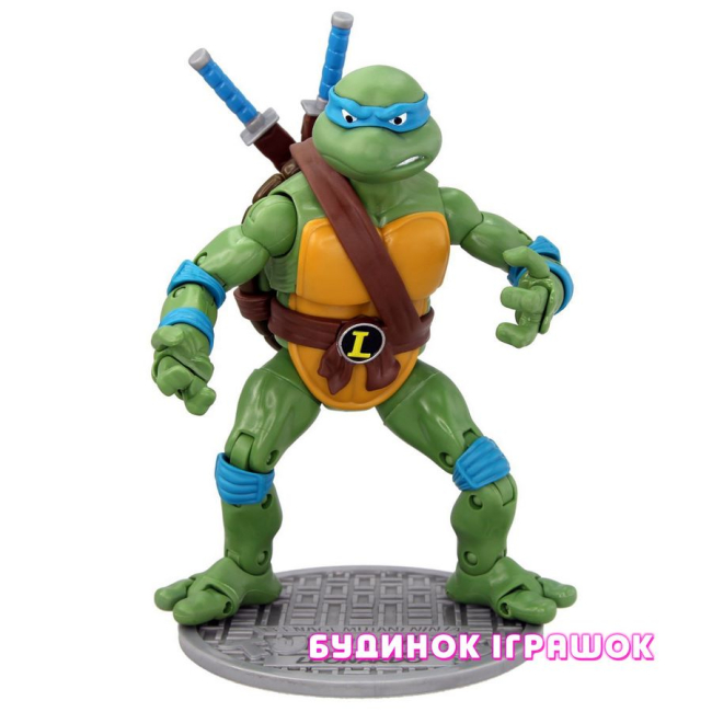 Фигурки персонажей - Фигурка TNMT Черепашки-ниндзя Леонардо 15 см (91081)#2