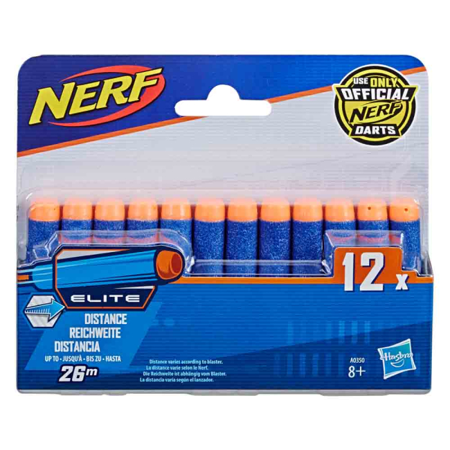 Боеприпасы - Мягкие пули Nerf Elite 12 шт (A0350)#2