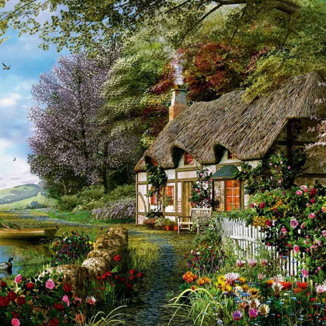 Пазлы - Пазл Trefl Волшебный уголок 1000 деталей (10297)#2