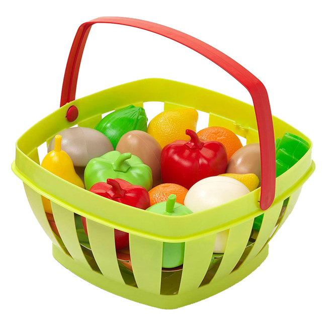 Детские кухни и бытовая техника - Игровой набор Корзинка с продуктами Smoby (966) (000966)#2
