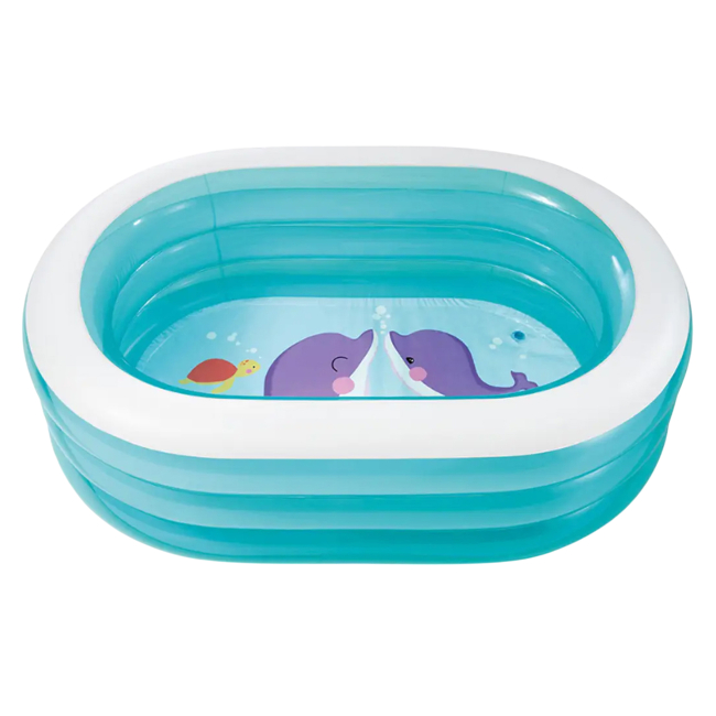 Для пляжа и плавания - Надувной овальный бассейн Кит (57482)#2