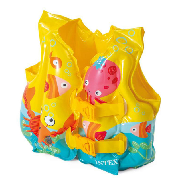 Для пляжа и плавания - Жилет надувной ​Intex Рыбка (59661)#2