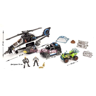 Транспорт и спецтехника - Игровой набор Chap Mei серии Полиция Полицейский вертолет (372526)#2