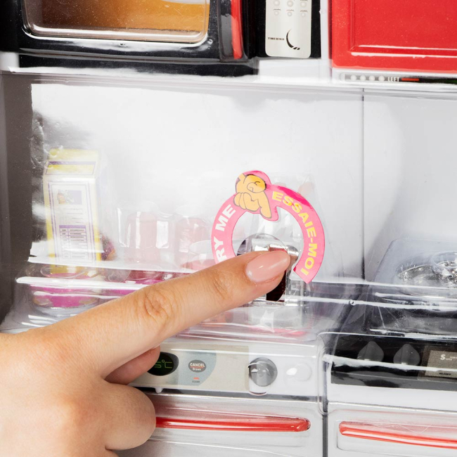 Мебель и домики - Кукольная кухня Современная кухня-2 красная (26213)#3