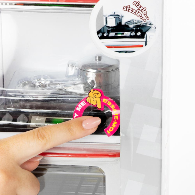 Мебель и домики - Кукольная кухня Современная кухня-2 красная (26213)#4