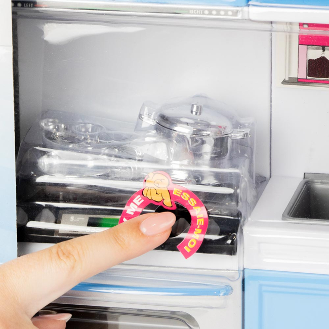 Мебель и домики - Кукольная кухня Маленькая хозяюшка-3 голубая (26214B/R)#3