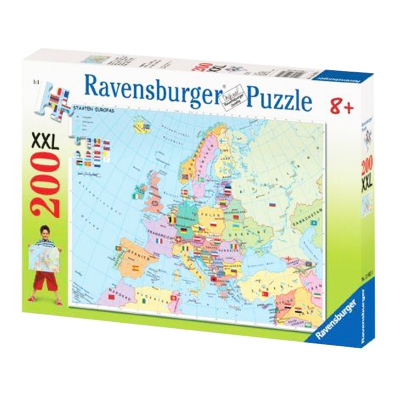 Пазли - Пазл Політична карта Європи Ravensburger 200 елементів (12662-Rb)#2