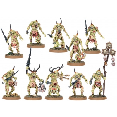 Фигурки персонажей - Набор игровых фигурок Хвореносцы Нургла Warhammer (99129915008)#3