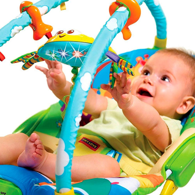 Кресла-качалки - Массажное кресло Жители саванны Tiny Love (1800106830)#4