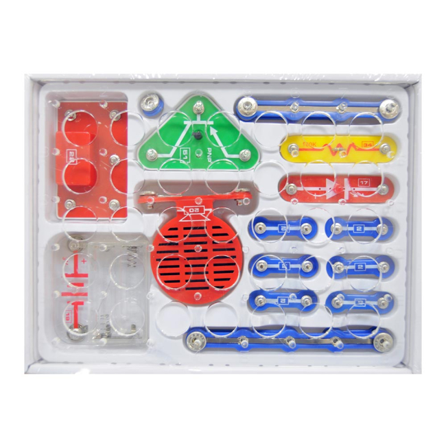 Научные игры, фокусы и опыты - Набор для опытов Znatok Первые шаги в электронике B 15 схем (REW-K061)#2