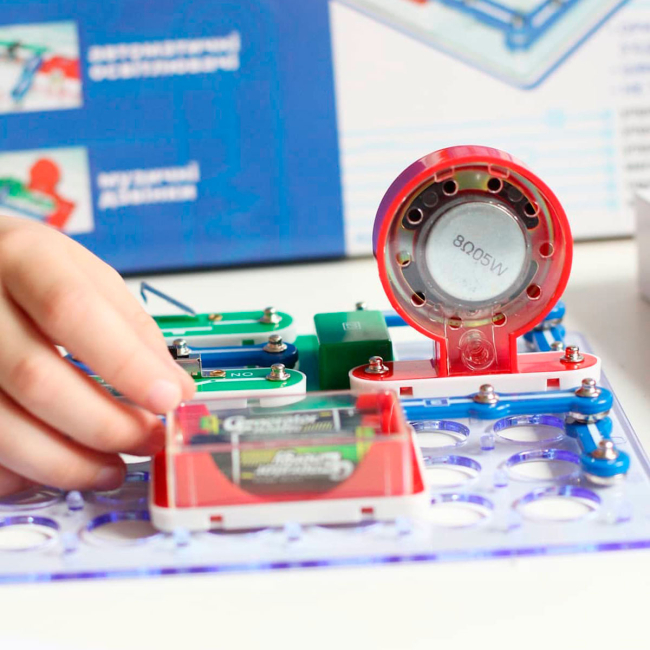 Научные игры, фокусы и опыты - Набор для опытов Znatok Первые шаги в электронике B 15 схем (REW-K061)#6