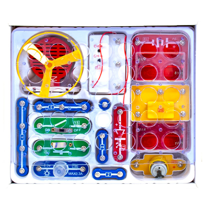 Научные игры, фокусы и опыты - Набор для опытов Znatok Первые шаги в электронике C 34 схемы (REW-K062)#2