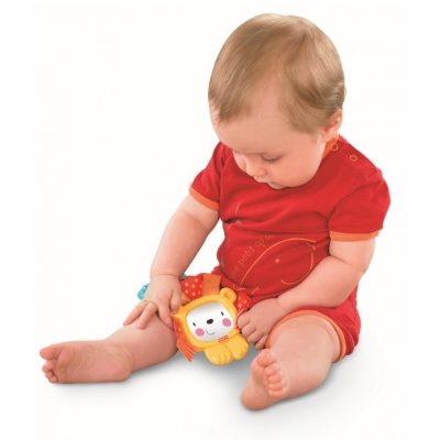 Брязкальця, прорізувачі - Брязкальце з дзеркалом Левеня Fisher-Price (X5410)#2