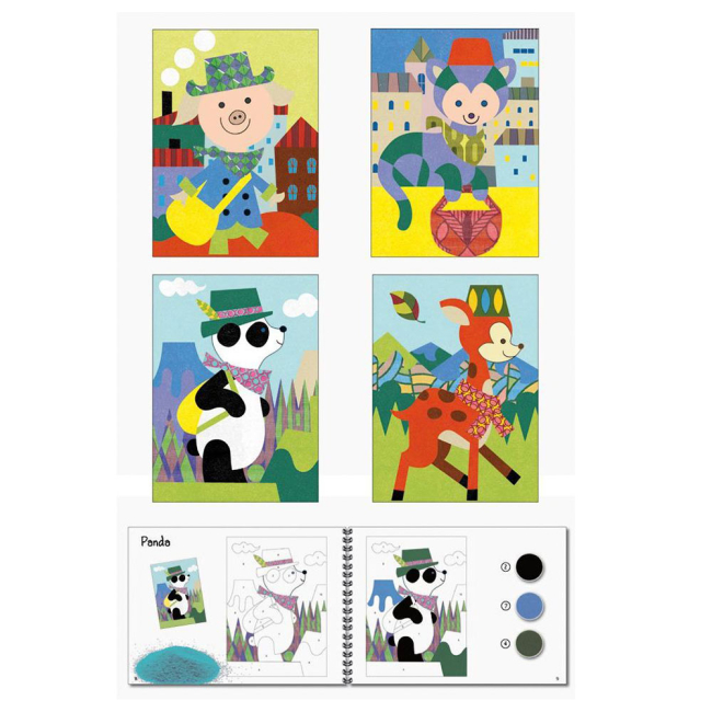 Товары для рисования - Набор для творчества DJECO Панда и его друзья (DJ08630)#2