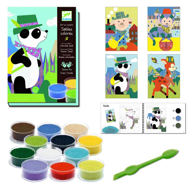 Товары для рисования - Набор для творчества DJECO Панда и его друзья (DJ08630)#5