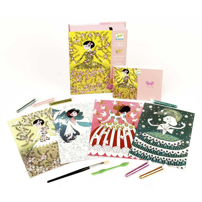 Товари для малювання - Набір для творчості DJECO Блискучі вбрання (DJ09500)#6