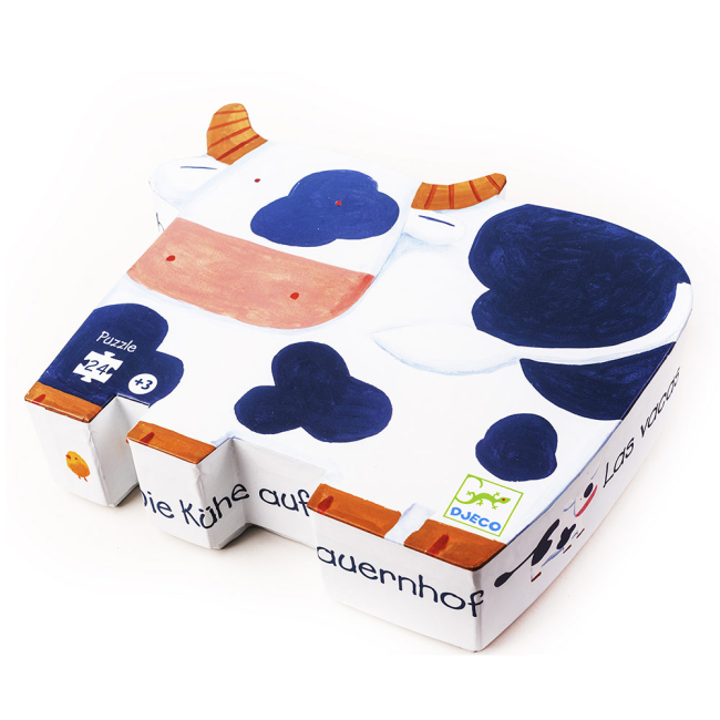 Пазли - Пазли дитячі DJECO Корівка Му 24 елемента (DJ07205)#2