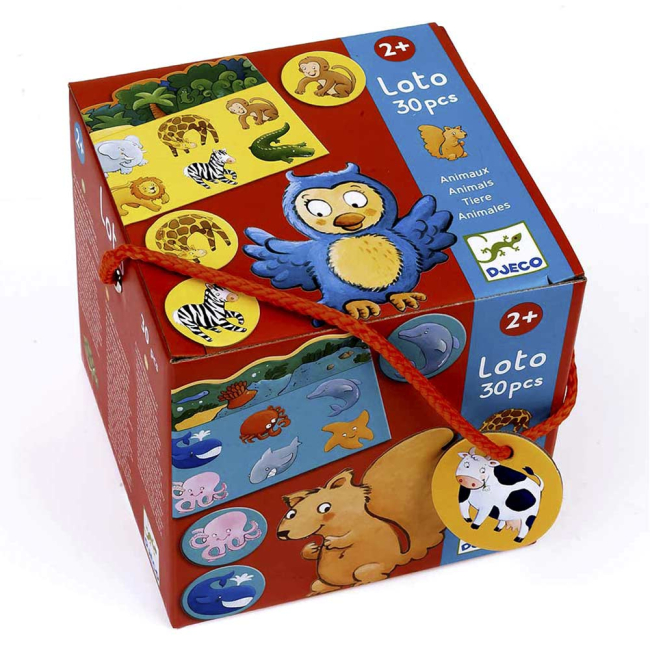 Настільні ігри - Гра дитяче лото DJECO Тварини (DJ08120)#2