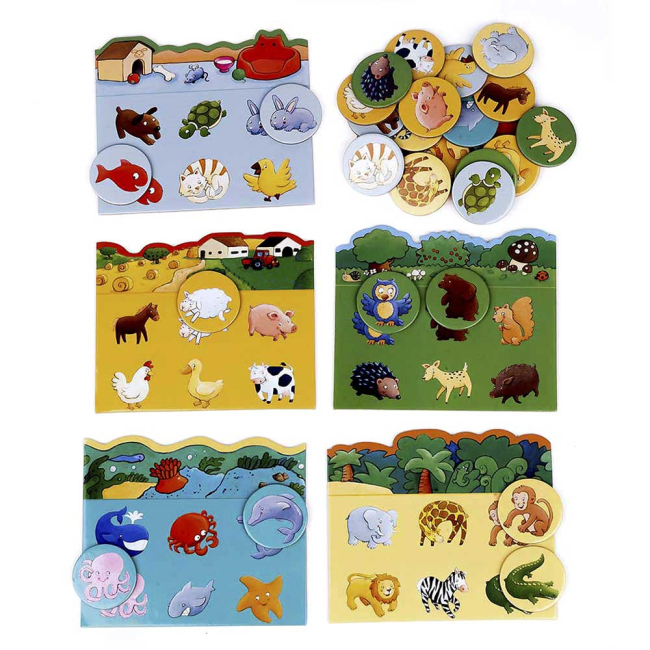 Настільні ігри - Гра дитяче лото DJECO Тварини (DJ08120)#4