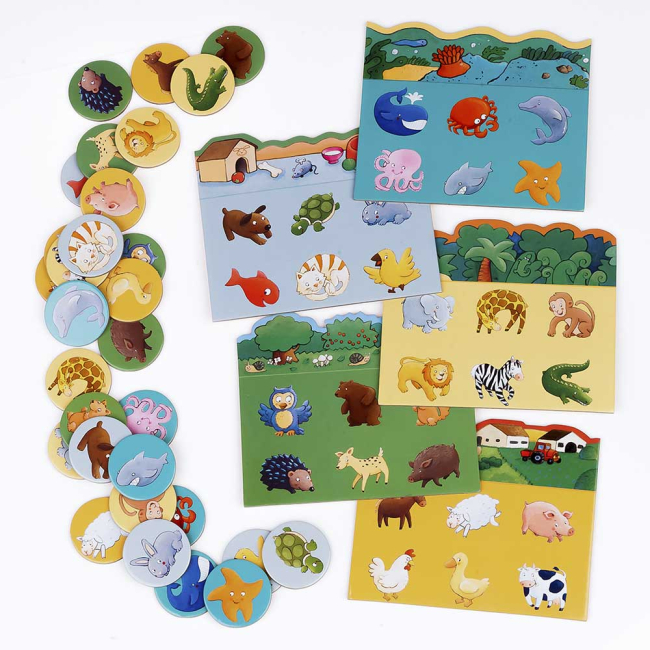 Настільні ігри - Гра дитяче лото DJECO Тварини (DJ08120)#5