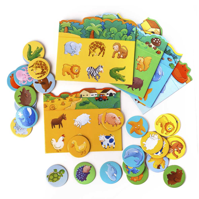 Настільні ігри - Гра дитяче лото DJECO Тварини (DJ08120)#7