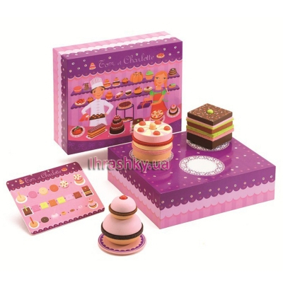 Детские кухни и бытовая техника - Деревянная игра Djeco Кондитерская Шарлотты и Тома (DJ06610)#2