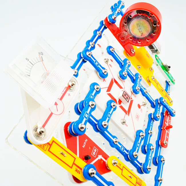 Научные игры, фокусы и опыты - Набор для опытов Znatok Электронный конструктор 999 схем (REW-K001)#5