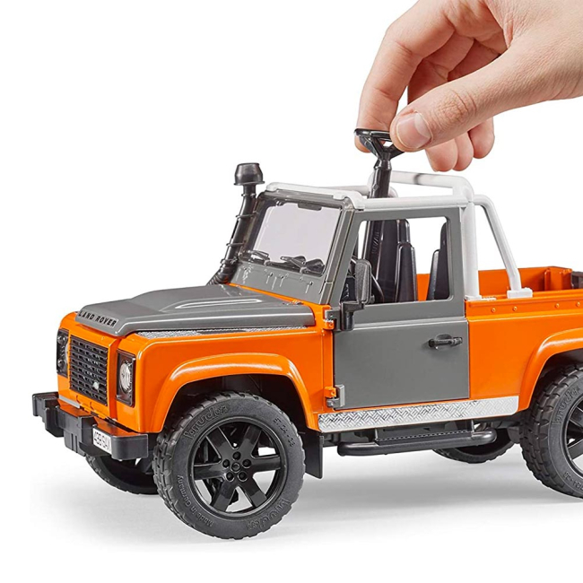 Транспорт і спецтехніка - Джип Bruder Land Rover Defender Pick Up (2591) (02591)#4