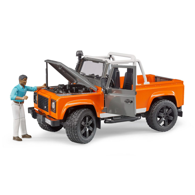 Транспорт і спецтехніка - Джип Bruder Land Rover Defender Pick Up (2591) (02591)#5