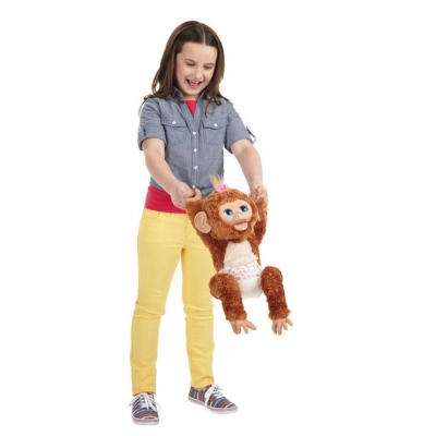 Мягкие животные - Интерактивная игрушка Fur Real Friends Смешливая обезьянка (A1650) (А1650)#10