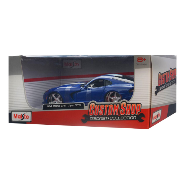 Автомоделі - Машинка іграшкова Maisto SRT Viper GTS 1:24 (31363 met blue) (31363 met. blue)#2