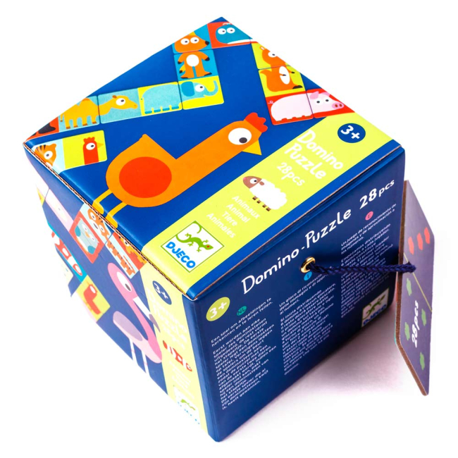 Настольные игры - Домино DJECO Сложи животное (DJ08165)#2