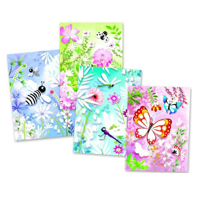 Товари для малювання - Набір для творчості DJECO Блискучі метелики (DJ09503)#2