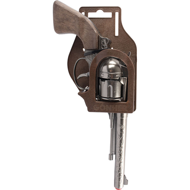 Стрілецька зброя - Револьвер Зброю та аксесуари Gonher Реалістичний револьвер 12-зарядний(3122/0)#3