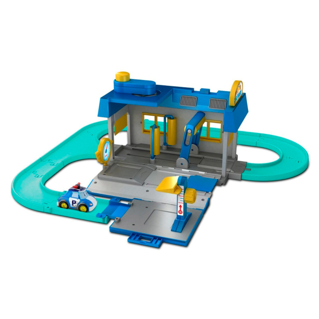 Игровая фигурка Silverlit и набор Мойка Poli Robocar (83159)#3