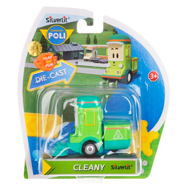 Фігурки персонажів - Ігровий набір Металева машинка Кліні Poli Robocar (83167)#4