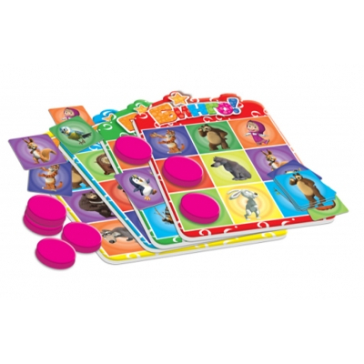 Настольные игры - Настольная игра Бинго! Играем с Машей Vladi Toys (VT2106-01)#2