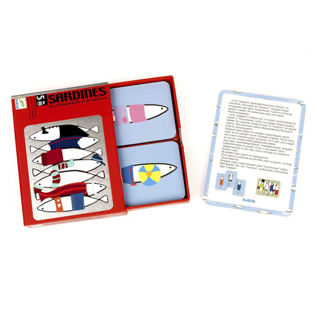 Настольные игры - Настольная игра DJECO Веселые сардины (DJ05161)#2