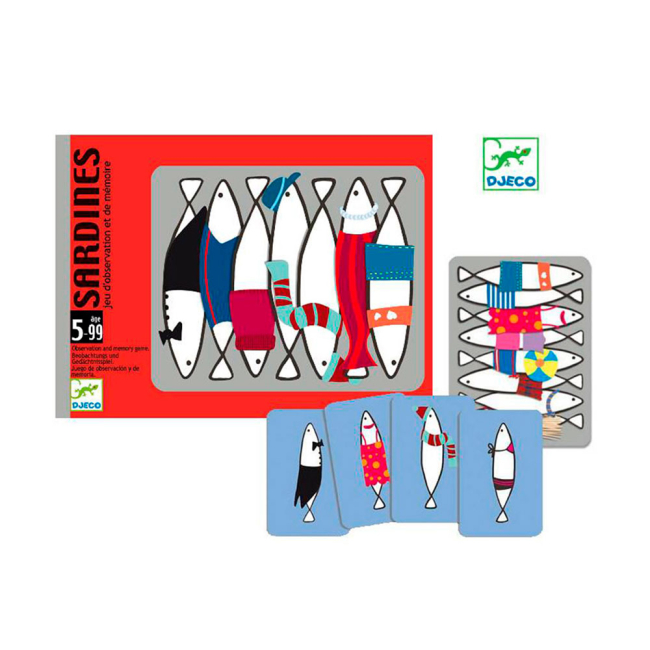 Настольные игры - Настольная игра DJECO Веселые сардины (DJ05161)#4