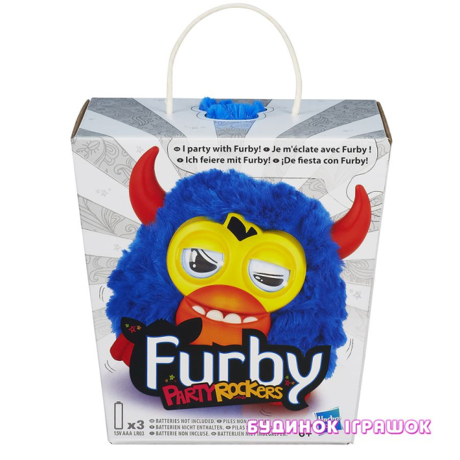 Мягкие животные - Интерактивный друг Фёрби серии Короли вечеринок розовый (А3187)#10