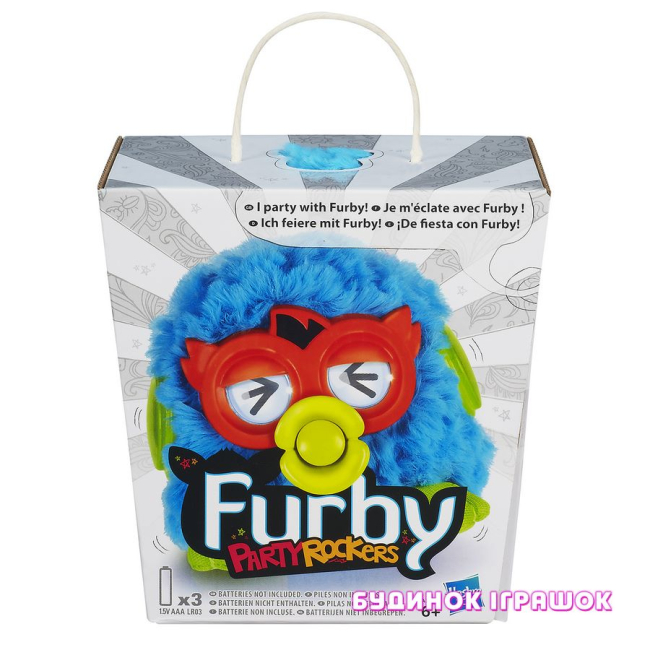 Мягкие животные - Интерактивный друг Фёрби серии Короли вечеринок розовый (А3187)#4