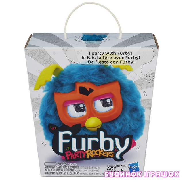 Мягкие животные - Интерактивный друг Фёрби серии Короли вечеринок розовый (А3187)#5