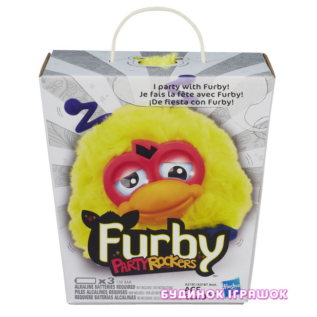 Мягкие животные - Интерактивный друг Фёрби серии Короли вечеринок розовый (А3187)#6