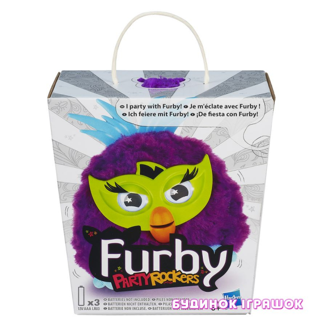 Мягкие животные - Интерактивный друг Фёрби серии Короли вечеринок розовый (А3187)#7