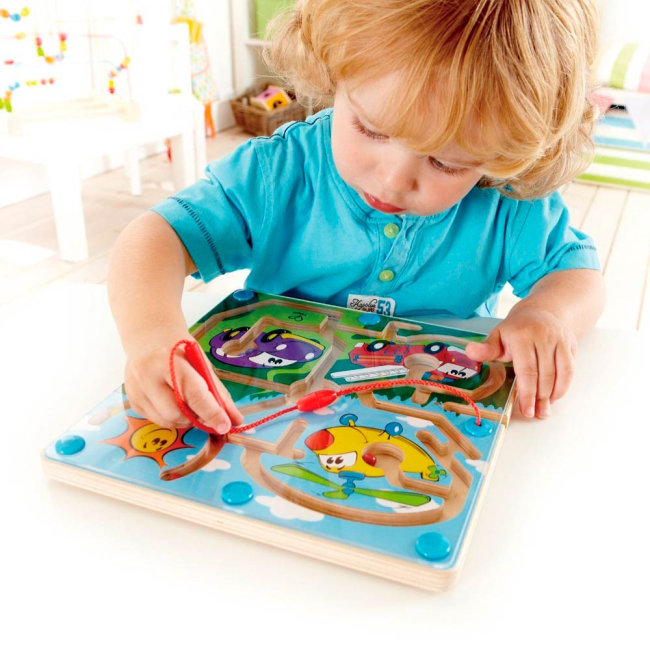 Развивающие игрушки - Доска-лабиринт Hape Авто (E1703)#3