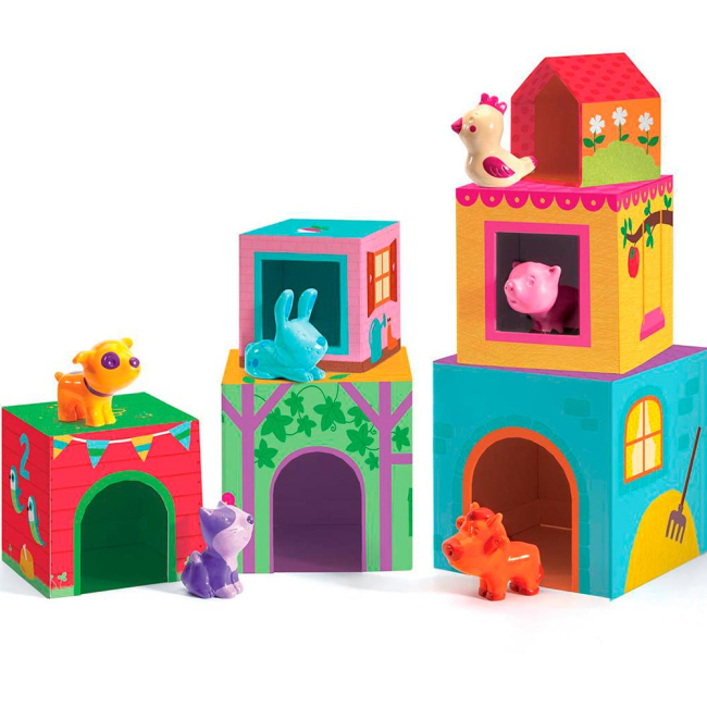 Розвивальні іграшки - Ігровий набір Djeco Топанімо Ферма (DJ09108)#3