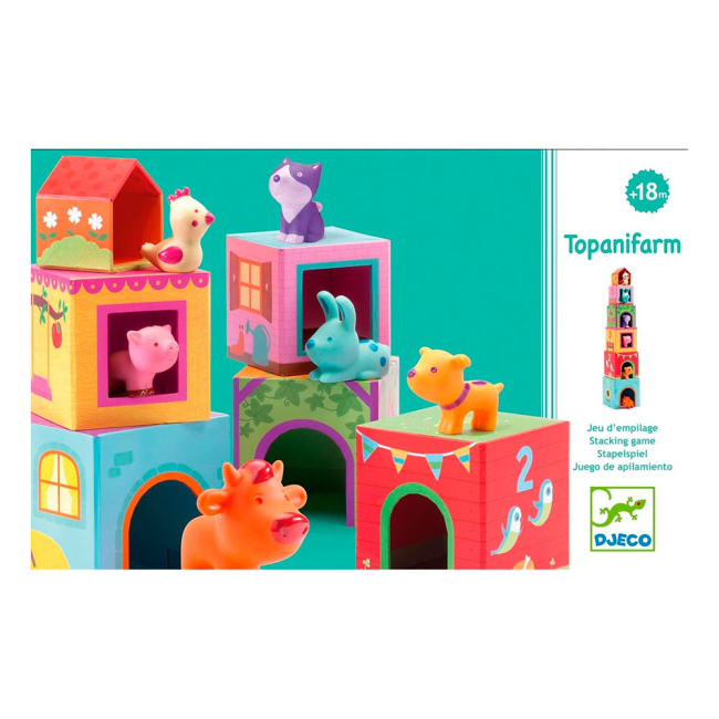 Розвивальні іграшки - Ігровий набір Djeco Топанімо Ферма (DJ09108)#5
